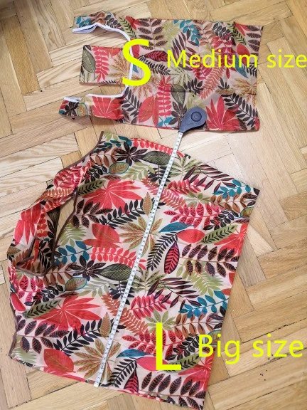 BIG Eco-Friendly Folding Shopping Bag Reusable Portable Shoulder Handbag for Travel Grocery Fashion Pocket Tote