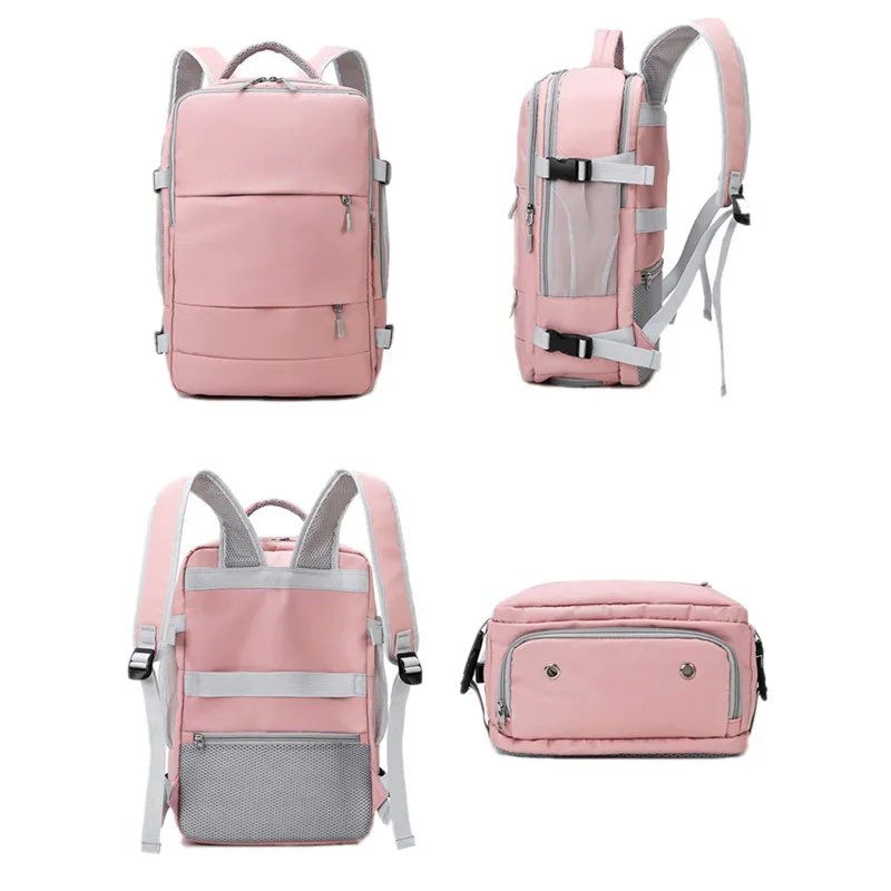 Travel Backpack Women Large Capacity Waterproof Anti-Theft Casual Daypack Bag with Luggage Strap & USB Charging Port Backpacks