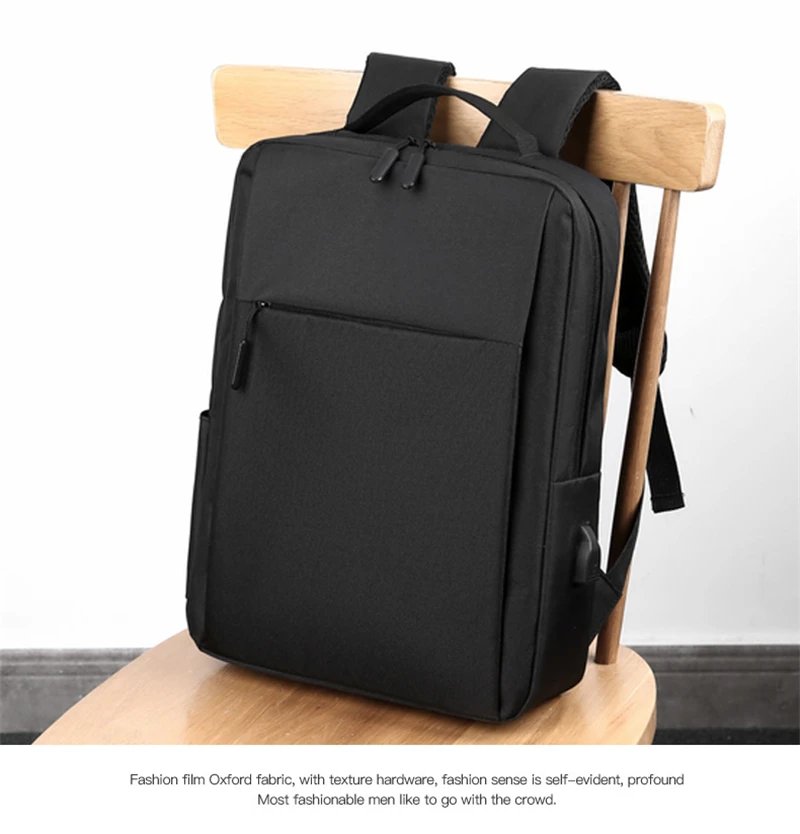 15.6 Inch Laptop Men Backpack Nylon Travel Male Laptop Backpack Usb Charging Computer School Backpacks Waterproof Bag for Men
