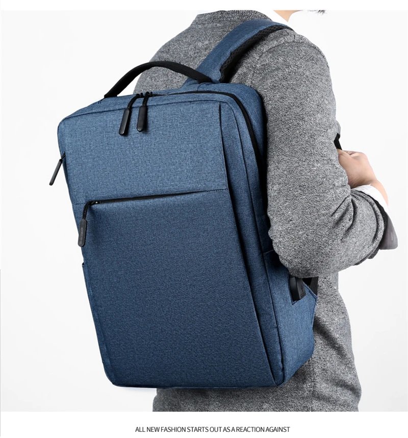 15.6 Inch Laptop Men Backpack Nylon Travel Male Laptop Backpack Usb Charging Computer School Backpacks Waterproof Bag for Men