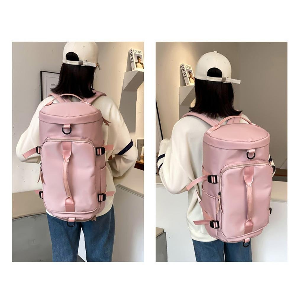 Large Capacity Storage Bag Travel Bag Tote Carry On Duffel Luggage Waterproof Backpack Handbag Oxford Shoulder Women