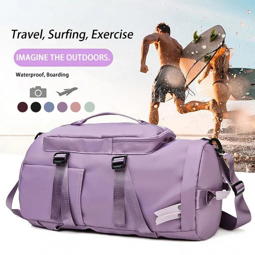 Large Capacity Storage Bag Travel Bag Tote Carry On Duffel Luggage Waterproof Backpack Handbag Oxford Shoulder Women