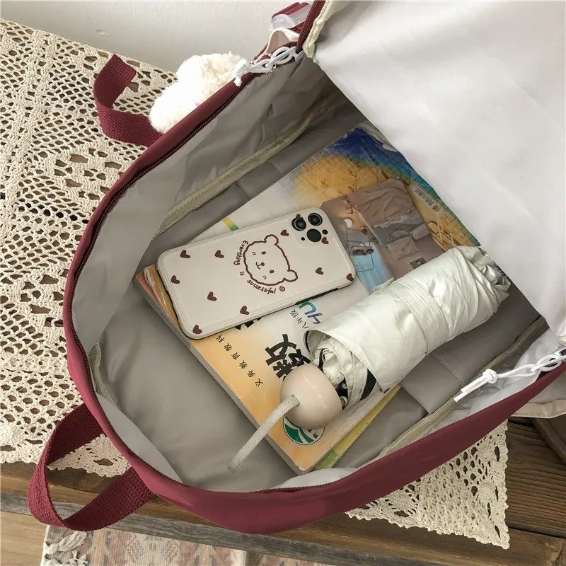 Women Backpack Waterproof School Bag For Teenager Girl Student Bookbag Laptop Rucksack Cute Female Travel Bagpack Mochila