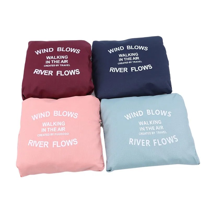 Portable Multi-function Bag Folding Travel Bags Nylon Waterproof Bag Large Capacity Hand Luggage Business Trip Traveling Bags