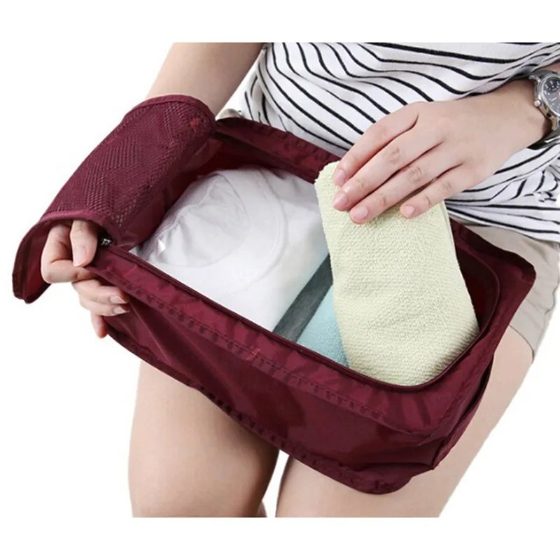 Portable Multi-function Bag Folding Travel Bags Nylon Waterproof Bag Large Capacity Hand Luggage Business Trip Traveling Bags