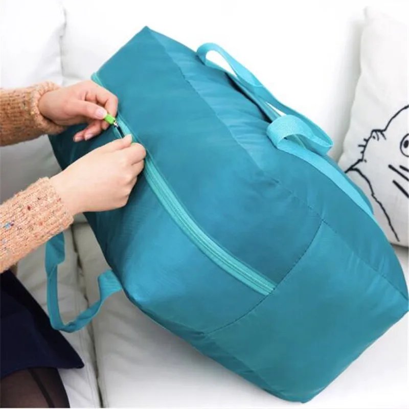 Portable Multi-function Bag Folding Travel Bags Nylon Waterproof Bag Large Capacity Hand Luggage Business Trip Traveling Bags