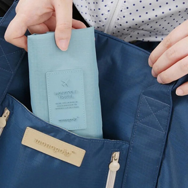 Portable Multi-function Bag Folding Travel Bags Nylon Waterproof Bag Large Capacity Hand Luggage Business Trip Traveling Bags