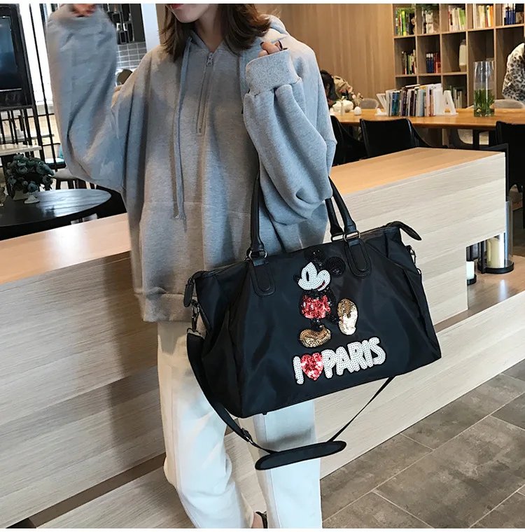 New Travel Bag Large-capacity Fashion Fitness Luggage Bag Oxford Cloth High-quality Men's and Women's Handbags
