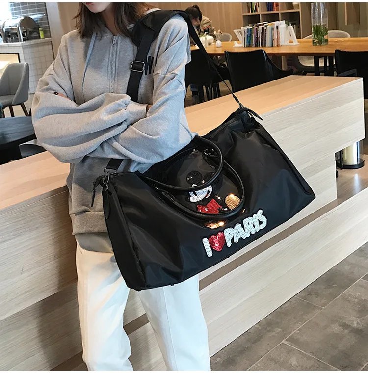 New Travel Bag Large-capacity Fashion Fitness Luggage Bag Oxford Cloth High-quality Men's and Women's Handbags