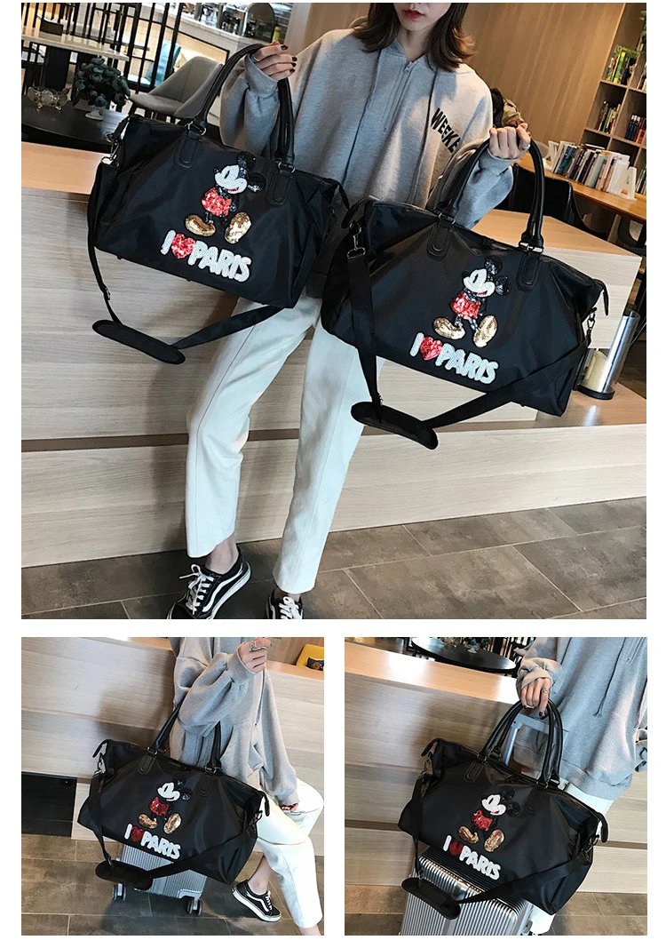 New Travel Bag Large-capacity Fashion Fitness Luggage Bag Oxford Cloth High-quality Men's and Women's Handbags