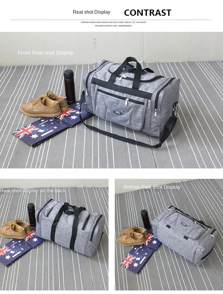 Oxford Men Travel Waterproof Bags Business Large Capacity Handbag Shoulder Outdoor Tote Weekender Duffle Multifunctional Casual