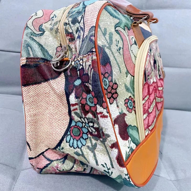 Disney Winnie Bear New Women's Travel Bag Luxury Brand Portable Travel Bag Cartoon Large Capacity High Quality Unisex Handbag