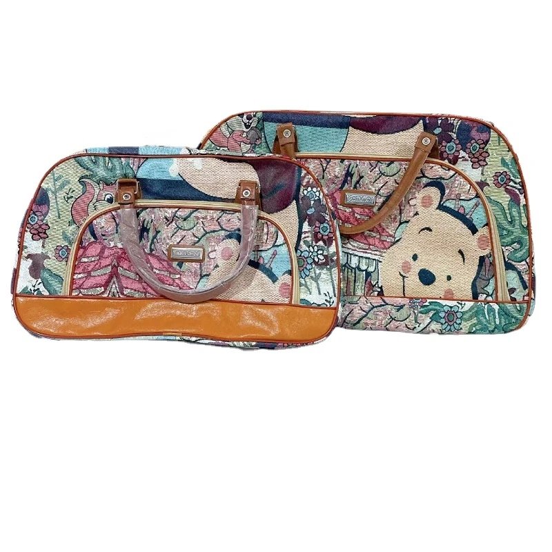 Disney Winnie Bear New Women's Travel Bag Luxury Brand Portable Travel Bag Cartoon Large Capacity High Quality Unisex Handbag