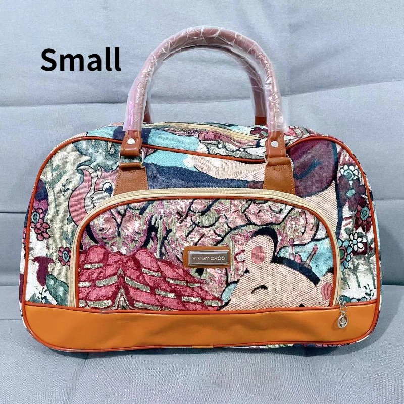 Disney Winnie Bear New Women's Travel Bag Luxury Brand Portable Travel Bag Cartoon Large Capacity High Quality Unisex Handbag