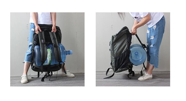 80L 50L Men's Outdoor Backpack Climbing Travel Rucksack Sports Camping Hiking Backpack School Bag Pack For Male Female Women