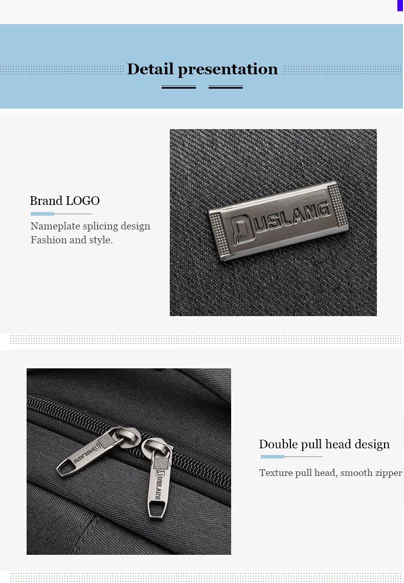 Men's 17.3''Laptop Backpack Large Capacity Travel Backpack Mochila Multifuncion Business Backpack Oxford Wear-resistant Backpack