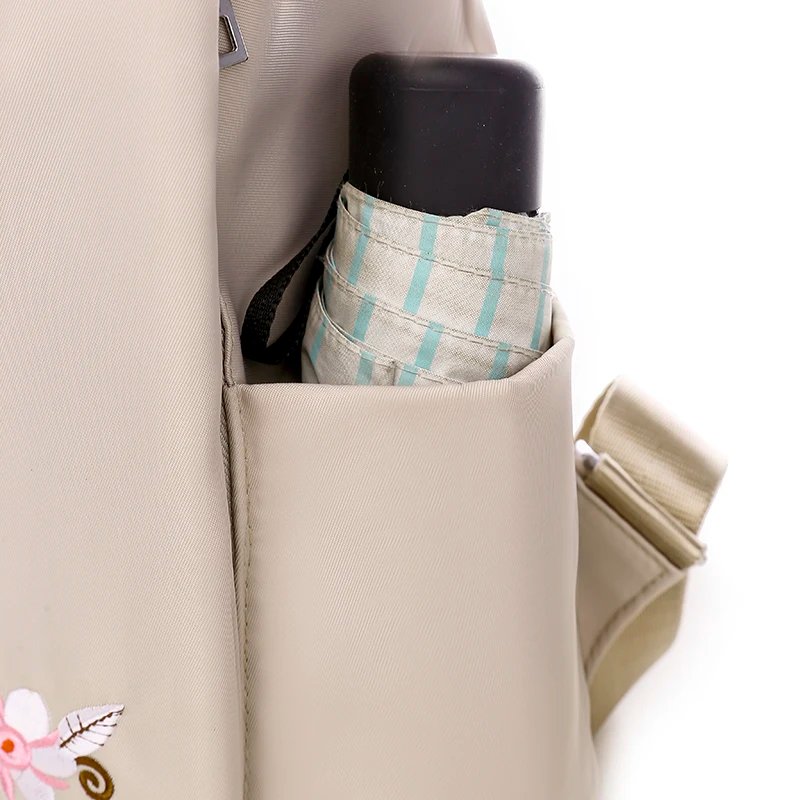 Waterproof Oxford Women Backpack Fashion Anti-theft School Bag Embroidery Designer Female Large Capacity Travel Shoulder Handbag Waterproof Oxford Women Backpack Fashion Anti-theft School Bag Embroidery Designer Female Large Capacity Travel Shoulder Handbag