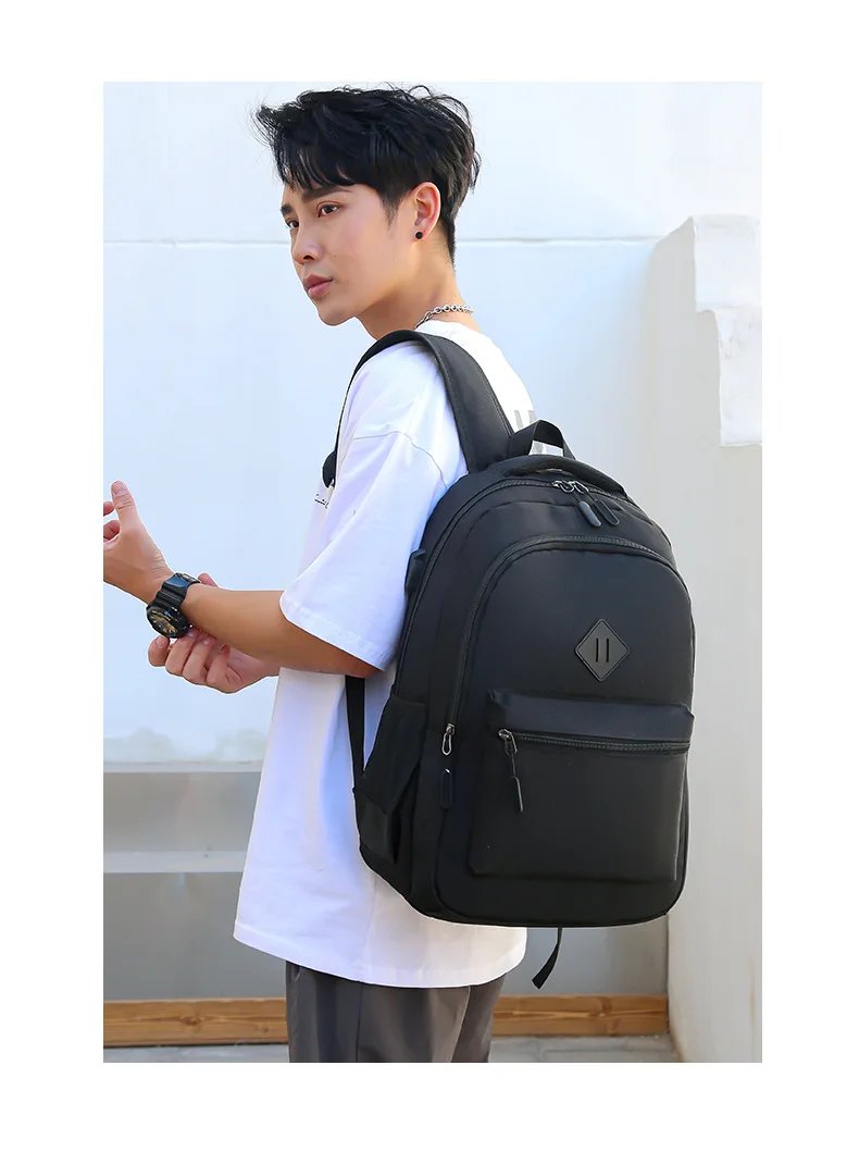 Waterproof  Men Backpack Business Office Back Bags USB Charging 15.6 Inch Laptop Casual School Backpacks Rucksack Male Backpack