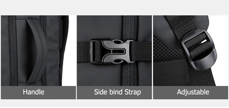 40L Expandable Backpacks USB Charging Port 17 inch Laptop Bag Waterproof Business National Flag Travel Bag