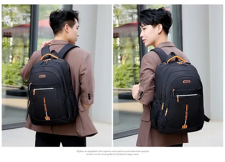 Men's Backpacks Oxford Waterproof Rucksack Business Computer Bag Casual Travel Backpack Senior High School Student Schoolbag Men's Backpacks Oxford Waterproof Rucksack Business Computer Bag Casual Travel Backpack Senior High School Student Schoolbag