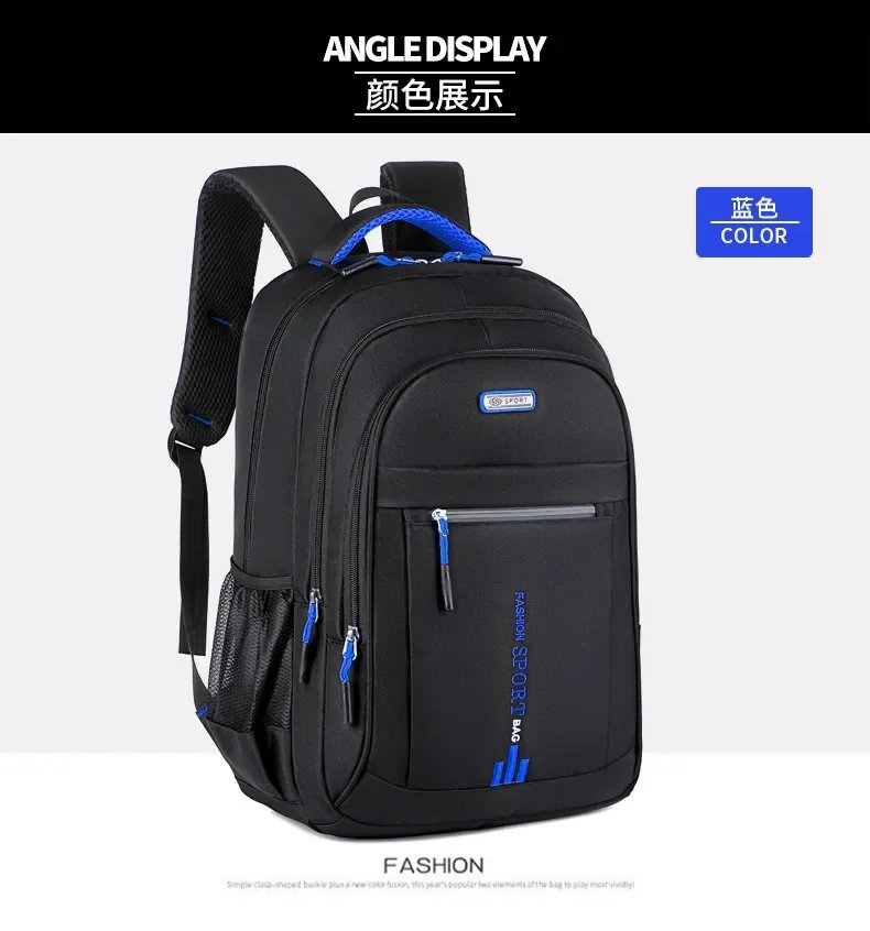 Men's Backpacks Oxford Waterproof Rucksack Business Computer Bag Casual Travel Backpack Senior High School Student Schoolbag Men's Backpacks Oxford Waterproof Rucksack Business Computer Bag Casual Travel Backpack Senior High School Student Schoolbag