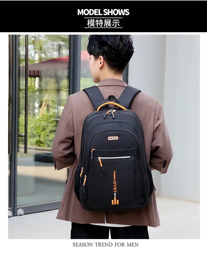 Men's Backpacks Oxford Waterproof Rucksack Business Computer Bag Casual Travel Backpack Senior High School Student Schoolbag Men's Backpacks Oxford Waterproof Rucksack Business Computer Bag Casual Travel Backpack Senior High School Student Schoolbag
