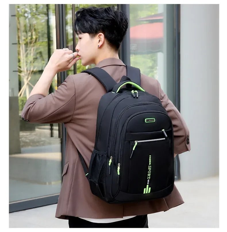 Men's Backpacks Oxford Waterproof Rucksack Business Computer Bag Casual Travel Backpack Senior High School Student Schoolbag Men's Backpacks Oxford Waterproof Rucksack Business Computer Bag Casual Travel Backpack Senior High School Student Schoolbag