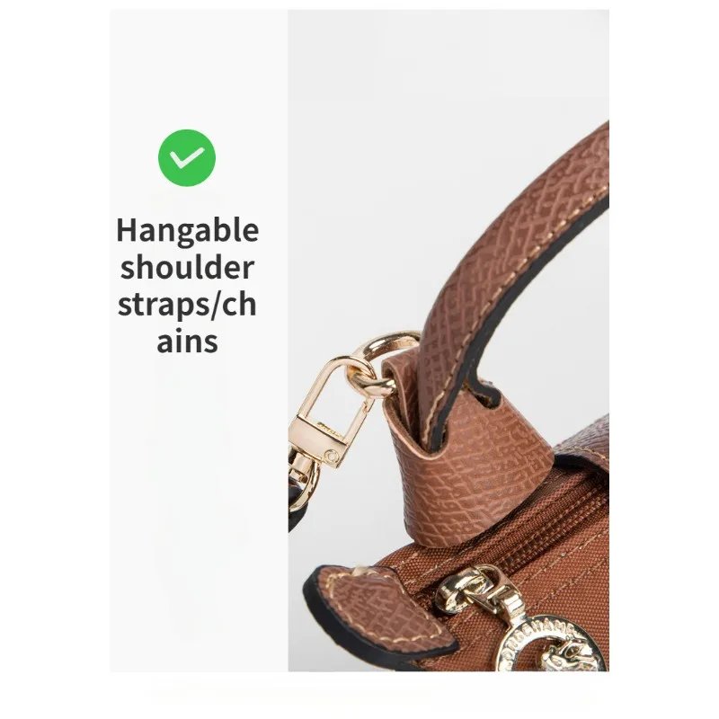 Bag Straps Set For Long champ Leather Accessories Diy Mini Transformation Punch Free Shoulder Crossbody Conversion 109-129cm Bag Straps Set For Long champ Leather Accessories Diy Mini Transformation Punch Free Shoulder Crossbody Conversion 109-129cm