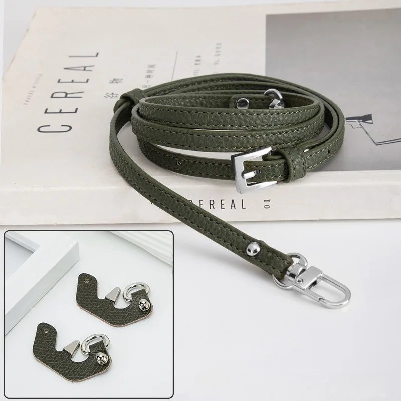 Bag Straps Set For Long champ Leather Accessories Diy Mini Transformation Punch Free Shoulder Crossbody Conversion 109-129cm Bag Straps Set For Long champ Leather Accessories Diy Mini Transformation Punch Free Shoulder Crossbody Conversion 109-129cm