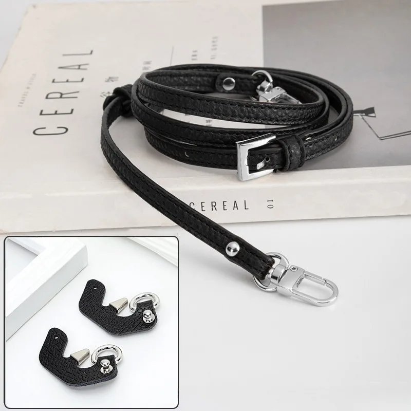 Bag Straps Set For Long champ Leather Accessories Diy Mini Transformation Punch Free Shoulder Crossbody Conversion 109-129cm Bag Straps Set For Long champ Leather Accessories Diy Mini Transformation Punch Free Shoulder Crossbody Conversion 109-129cm