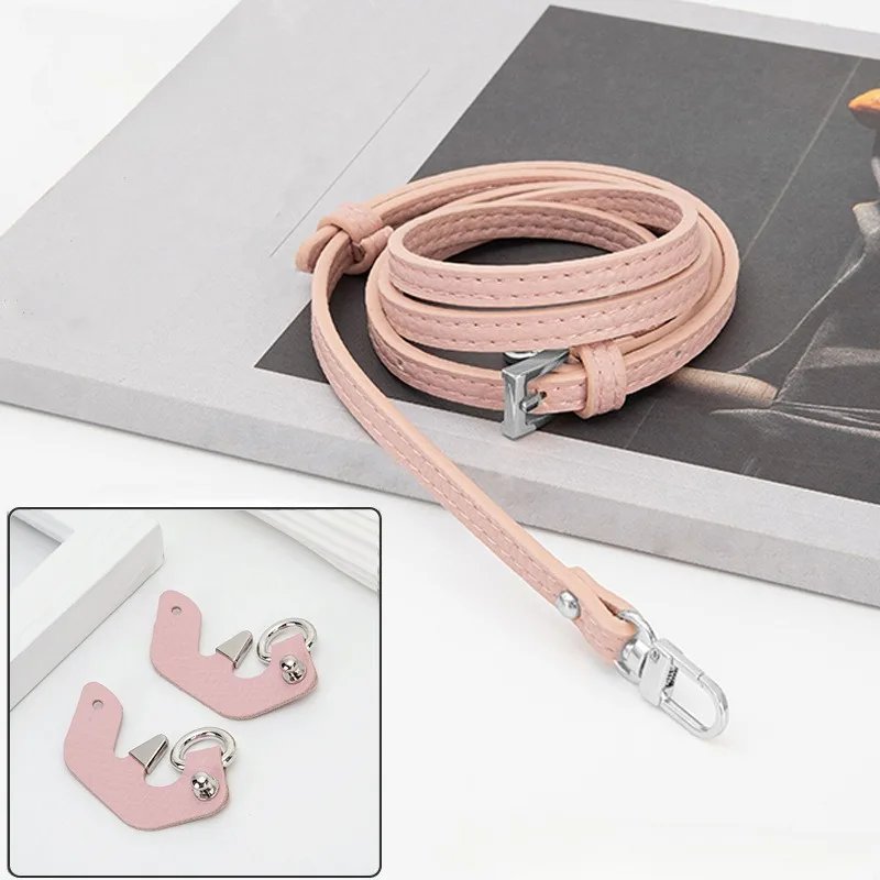 Bag Straps Set For Long champ Leather Accessories Diy Mini Transformation Punch Free Shoulder Crossbody Conversion 109-129cm Bag Straps Set For Long champ Leather Accessories Diy Mini Transformation Punch Free Shoulder Crossbody Conversion 109-129cm