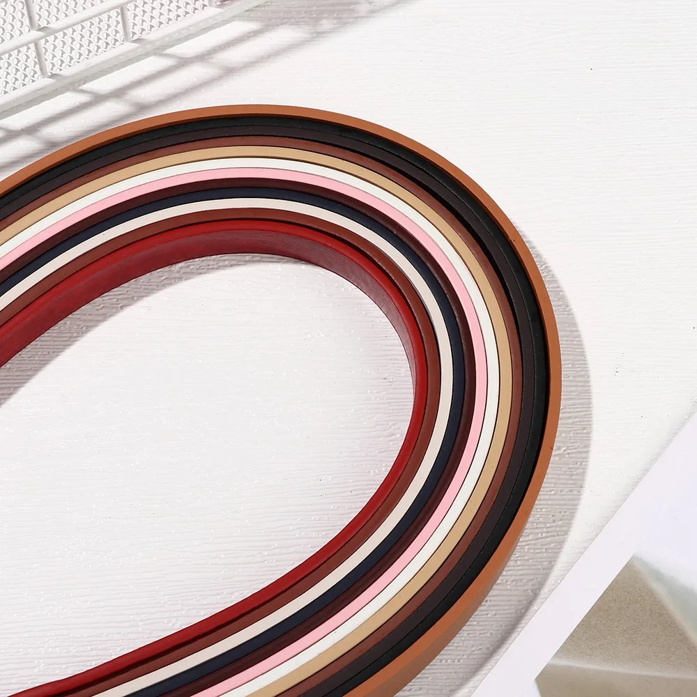 2Pcs New Detachable PU Leather Bag Belt Handbag Band Handle Shoulder Bag Strap Gift Box Handle Band DIY Bag Accessories