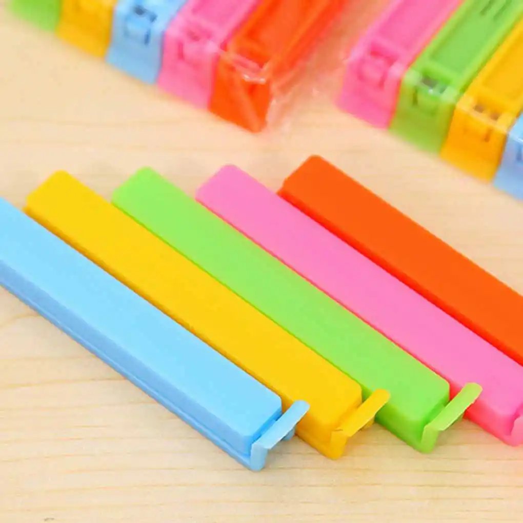 5/10/12/20PCS Portable Kitchen Storage Food Snack Seal Sealing Bag Clips Sealer Clamp Plastic Tool Kitchen Accessories