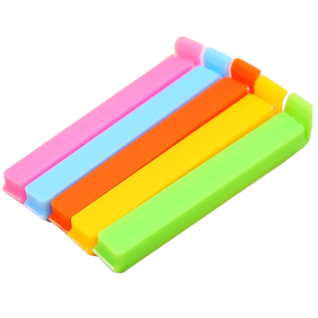 5/10/12/20PCS Portable Kitchen Storage Food Snack Seal Sealing Bag Clips Sealer Clamp Plastic Tool Kitchen Accessories