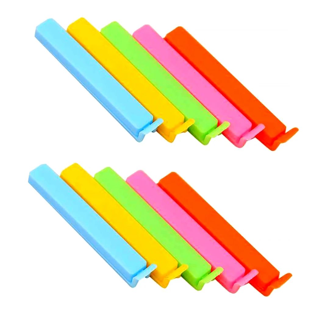 5/10/12/20PCS Portable Kitchen Storage Food Snack Seal Sealing Bag Clips Sealer Clamp Plastic Tool Kitchen Accessories