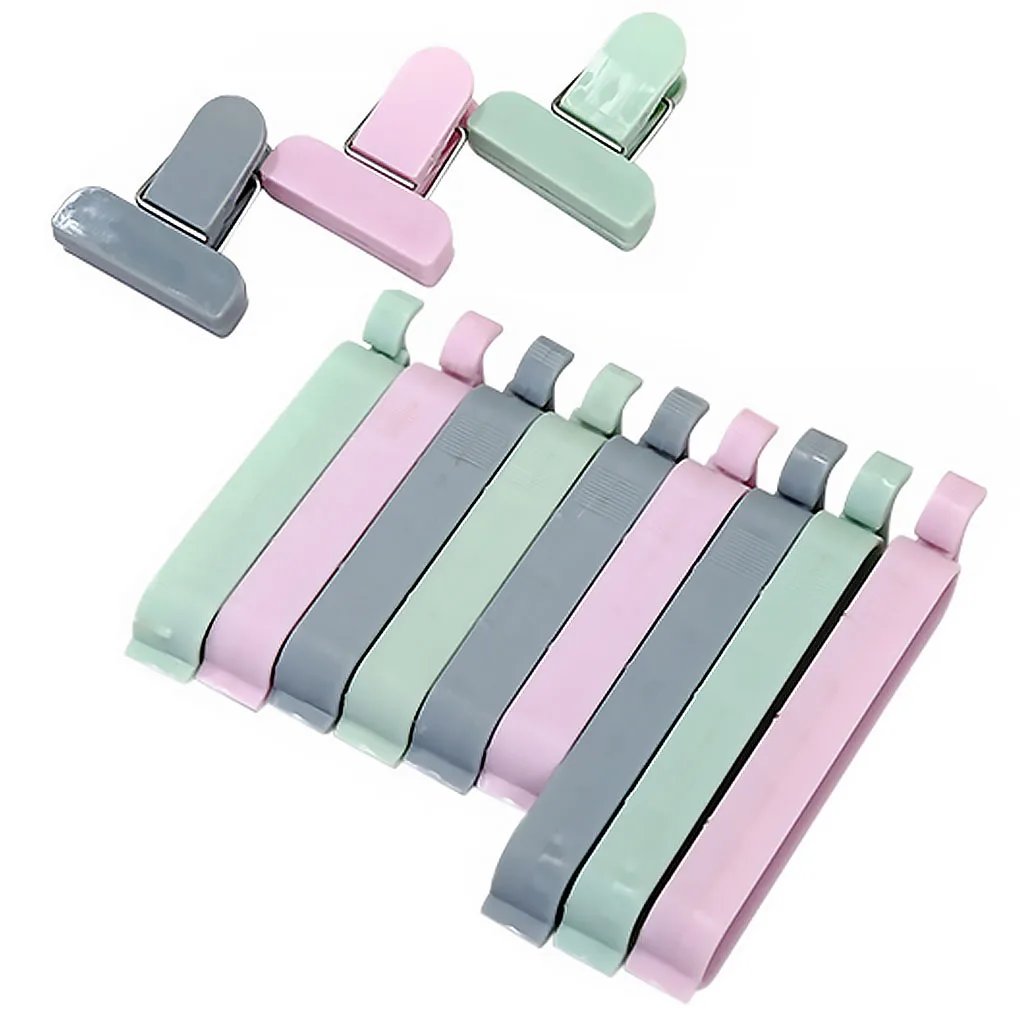 5/10/12/20PCS Portable Kitchen Storage Food Snack Seal Sealing Bag Clips Sealer Clamp Plastic Tool Kitchen Accessories