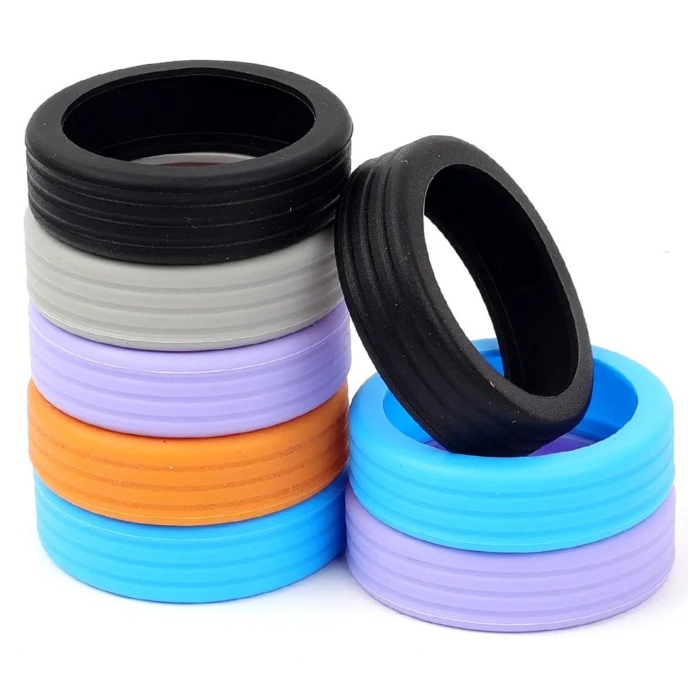 8-24pcs Rolling Luggage Wheel Protecter Silicone Travel Suitcase Trolley Caster Shoes Reduce Noise Silence Cover Bag Accessories