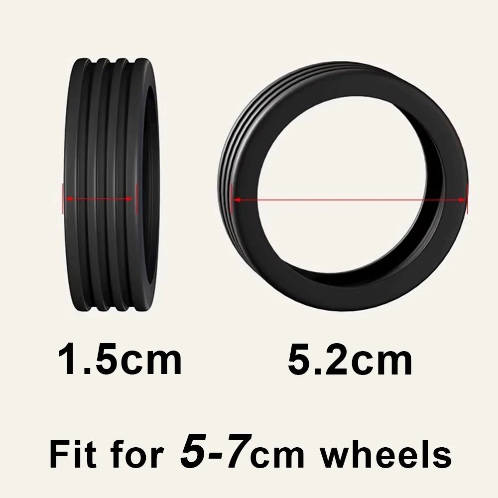 8-24pcs Rolling Luggage Wheel Protecter Silicone Travel Suitcase Trolley Caster Shoes Reduce Noise Silence Cover Bag Accessories