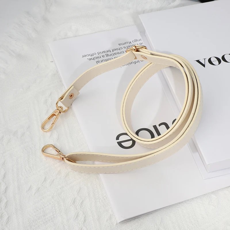 130cm Long Adjustable PU Leather Bag Strap For Crossbody 1.8cm Wide Shoulder Bag Strap Replacement Accessories For Handbags New