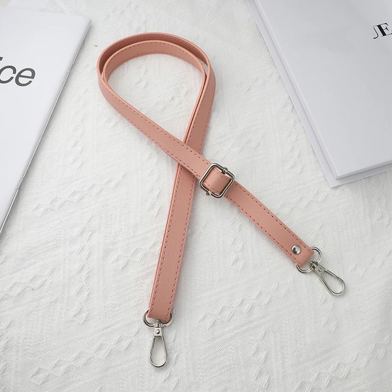 130cm Long Adjustable PU Leather Bag Strap For Crossbody 1.8cm Wide Shoulder Bag Strap Replacement Accessories For Handbags New