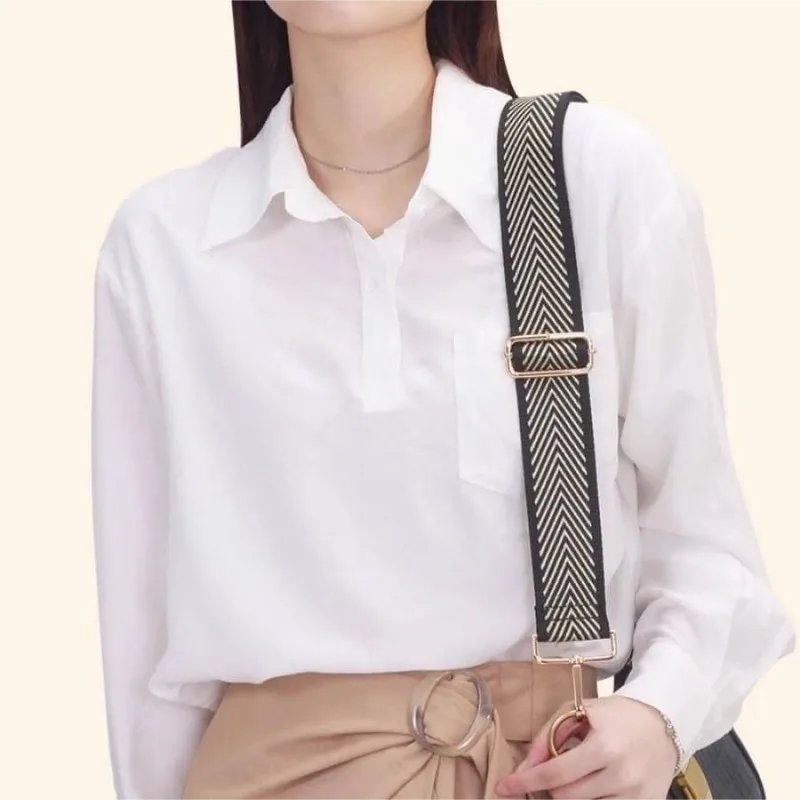 Fashion Women Bag Accessories Bag Strap High Quality Shoulder Bag Strap Replacement Adjustable Removable Bag Strap