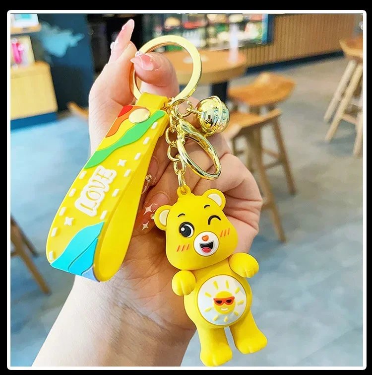 Popular accessories, love bear keychains, cute and trendy exquisite doll keychains, bags, pendants, couple pendants, gifts