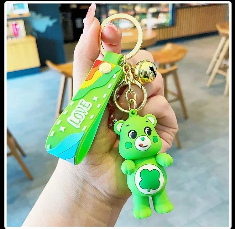 Popular accessories, love bear keychains, cute and trendy exquisite doll keychains, bags, pendants, couple pendants, gifts