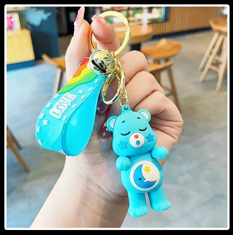 Popular accessories, love bear keychains, cute and trendy exquisite doll keychains, bags, pendants, couple pendants, gifts