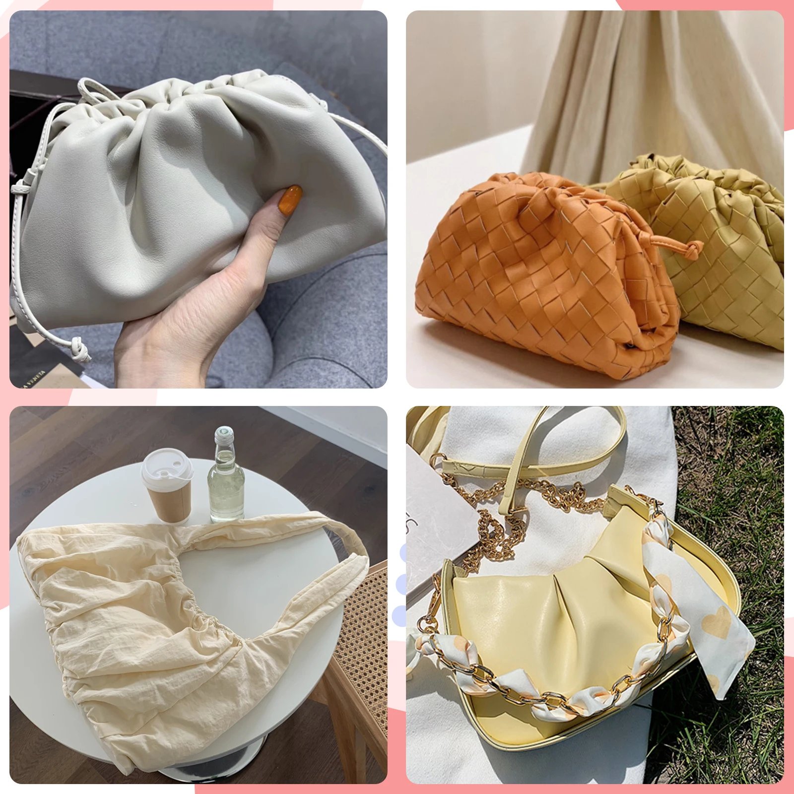 Metal Aluminum Tube Frame Bag Handle Accessories Clutch Bag Parts Bag Frame For Wallet Doctor Purse Frame Aluminum Pipe Clamp