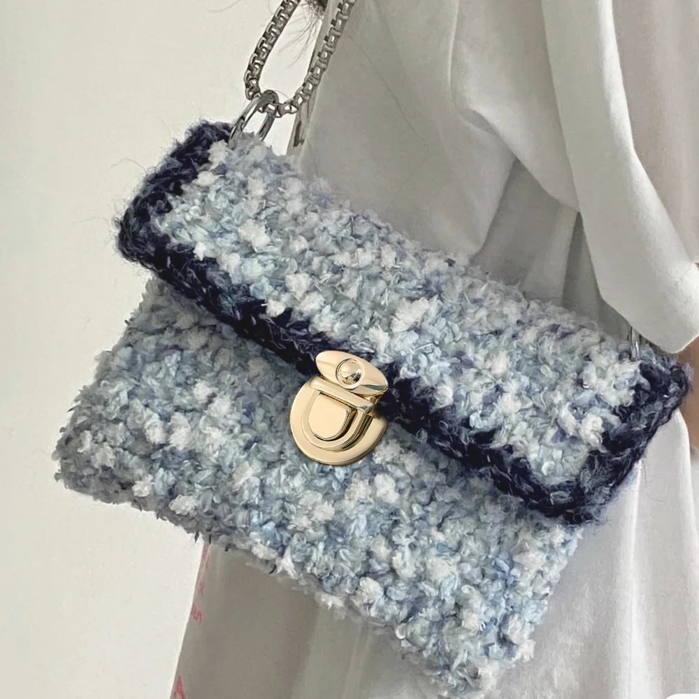 3Pcs Metal Locks Bag Clasp Catch Buckles for Handbags Purse Totes Closures Snap Clasps DIY Craft Hardware Case Bag Accessories