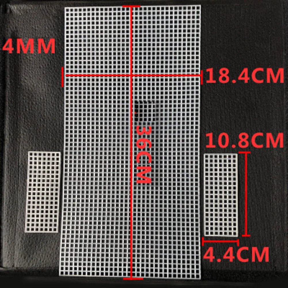 6Pcs/Set Auxiliary Weaving Plastic Mesh Kit DIY Bag Accessories Weaving Helper White Net Cover for Plastic Handbag Bag Handmade