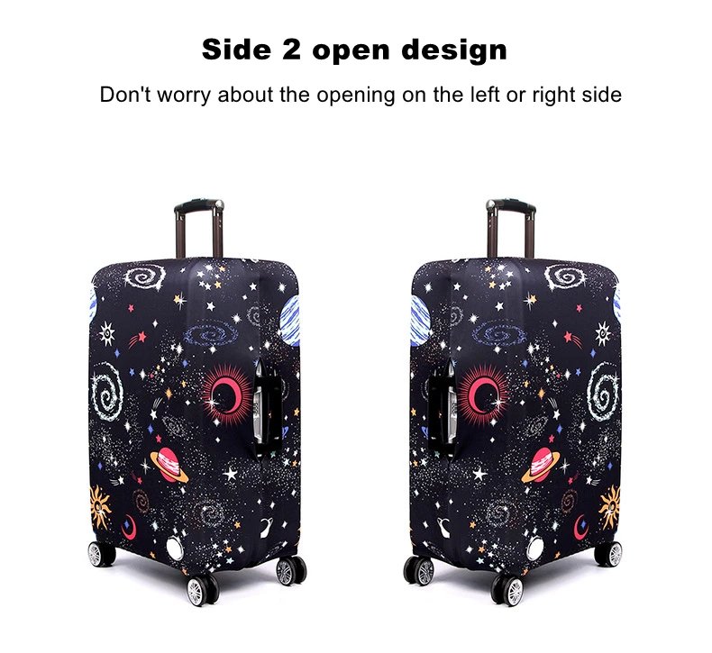 Thick Elastic Cartoon Luggage Protective Cover Zipper Suit For 18-32 inch Bag Suitcase Covers Trolley Cover Travel Accessories