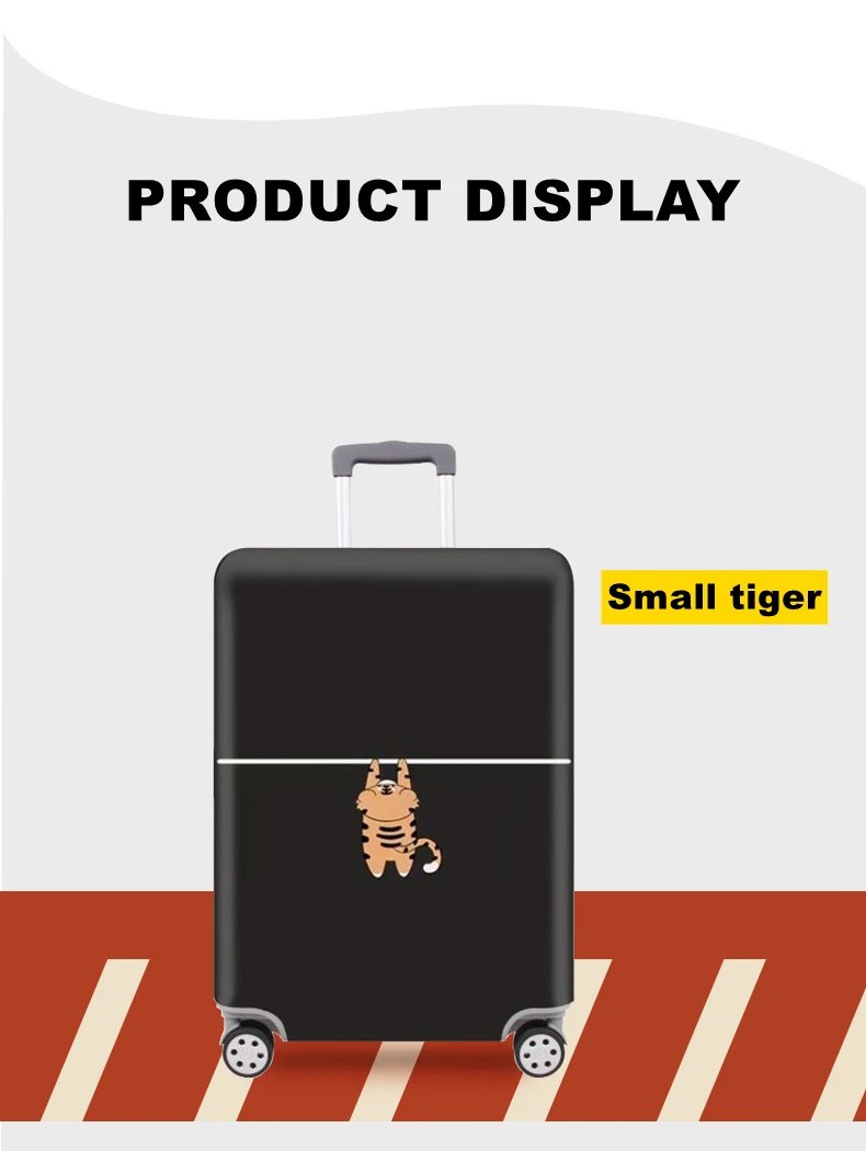 Thick Elastic Cartoon Luggage Protective Cover Zipper Suit For 18-32 inch Bag Suitcase Covers Trolley Cover Travel Accessories