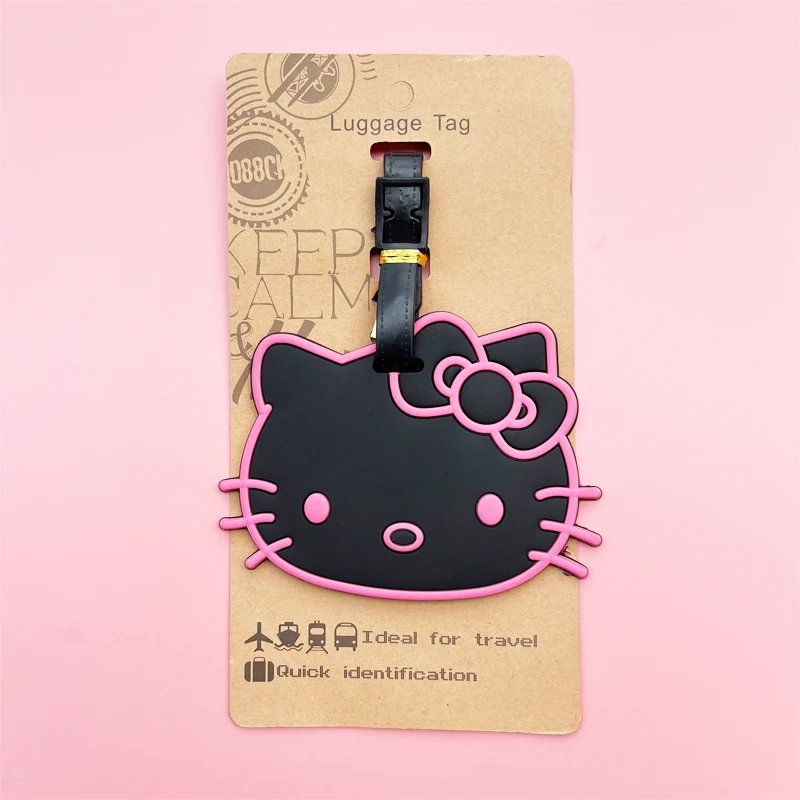 Luggage Label Cute My Melody Luggage Tag Cartoon Suitcase ID Address Holder Baggage Boarding Portable
